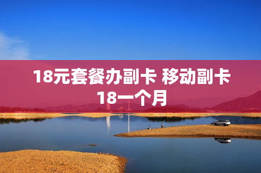 18元套餐办副卡 移动副卡18一个月