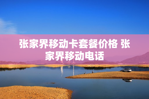 张家界移动卡套餐价格 张家界移动电话