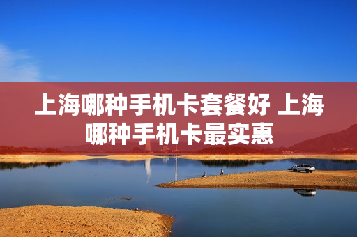 上海哪种手机卡套餐好 上海哪种手机卡最实惠