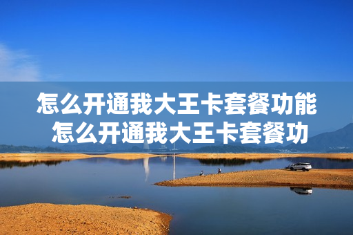 怎么开通我大王卡套餐功能 怎么开通我大王卡套餐功能呢