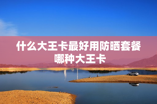 什么大王卡最好用防晒套餐 哪种大王卡