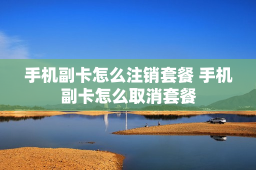 手机副卡怎么注销套餐 手机副卡怎么取消套餐
