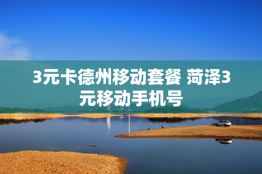 3元卡德州移动套餐 菏泽3元移动手机号