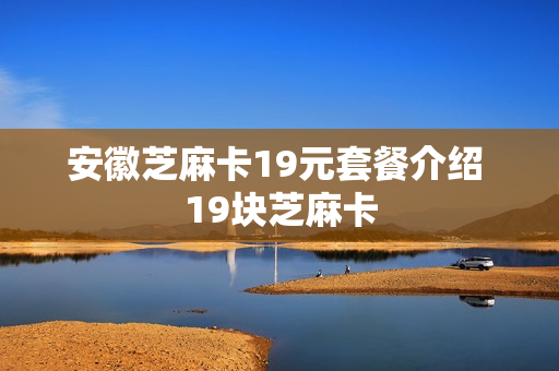 安徽芝麻卡19元套餐介绍 19块芝麻卡