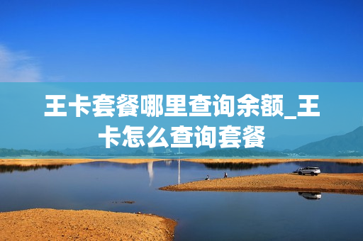 王卡套餐哪里查询余额_王卡怎么查询套餐