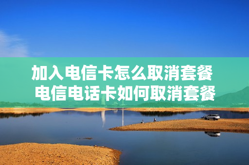 加入电信卡怎么取消套餐 电信电话卡如何取消套餐
