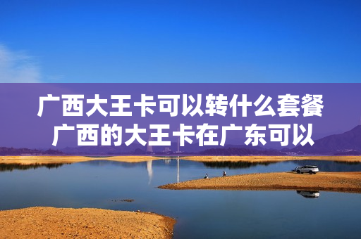 广西大王卡可以转什么套餐 广西的大王卡在广东可以用么