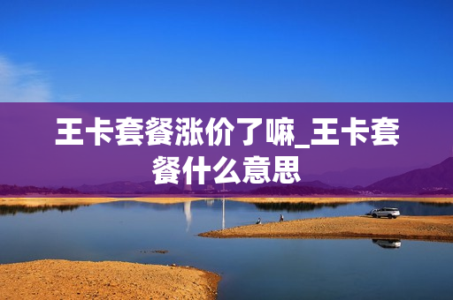 王卡套餐涨价了嘛_王卡套餐什么意思