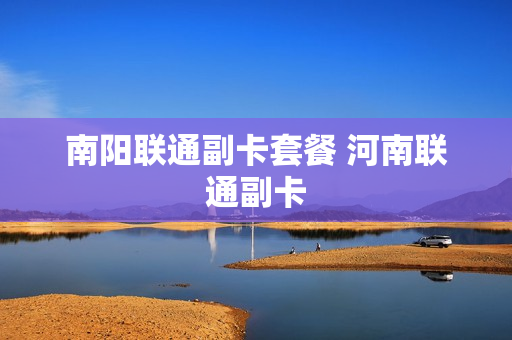 南阳联通副卡套餐 河南联通副卡