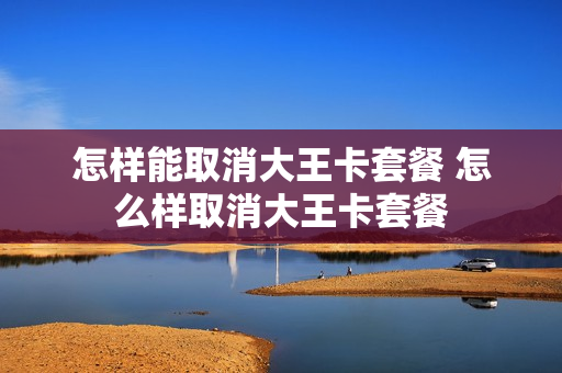 怎样能取消大王卡套餐 怎么样取消大王卡套餐