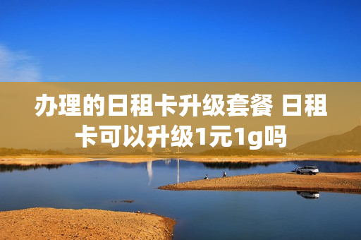 办理的日租卡升级套餐 日租卡可以升级1元1g吗