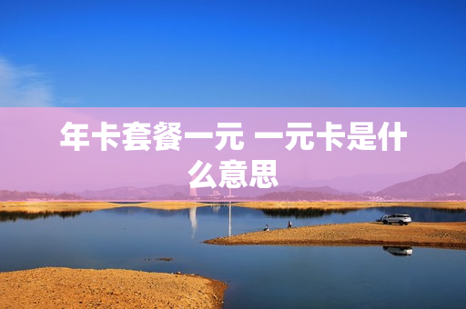 年卡套餐一元 一元卡是什么意思