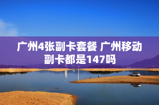 广州4张副卡套餐 广州移动副卡都是147吗