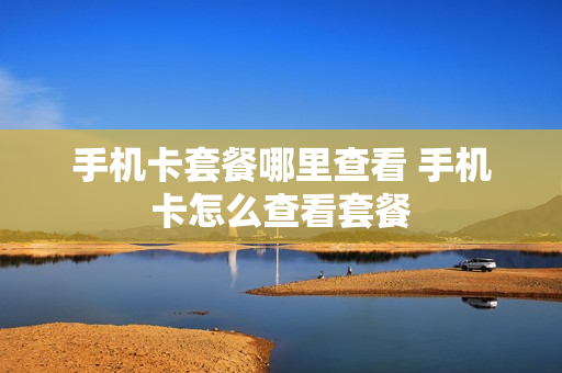 手机卡套餐哪里查看 手机卡怎么查看套餐