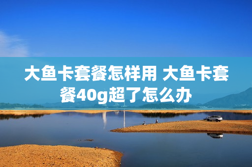 大鱼卡套餐怎样用 大鱼卡套餐40g超了怎么办