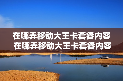 在哪弄移动大王卡套餐内容 在哪弄移动大王卡套餐内容呢