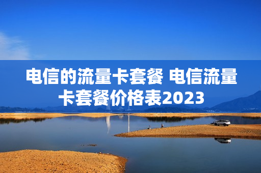 电信的流量卡套餐 电信流量卡套餐价格表2023