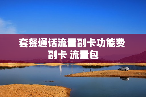 套餐通话流量副卡功能费 副卡 流量包