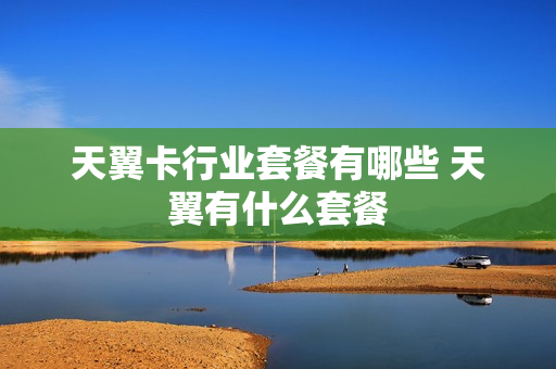天翼卡行业套餐有哪些 天翼有什么套餐