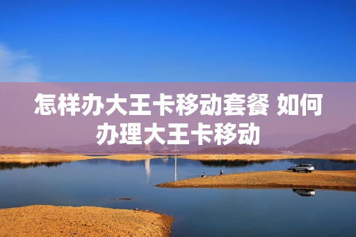 怎样办大王卡移动套餐 如何办理大王卡移动