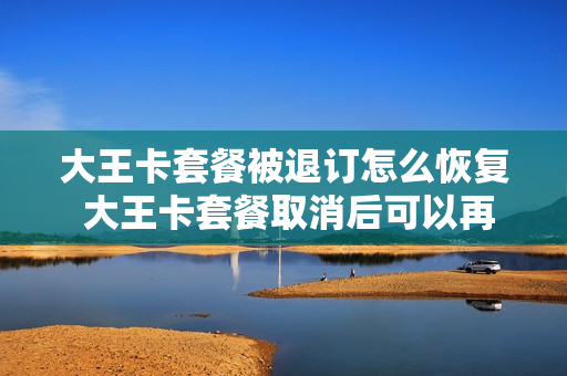 大王卡套餐被退订怎么恢复 大王卡套餐取消后可以再办理吗