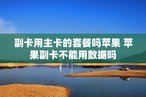 副卡用主卡的套餐吗苹果 苹果副卡不能用数据吗
