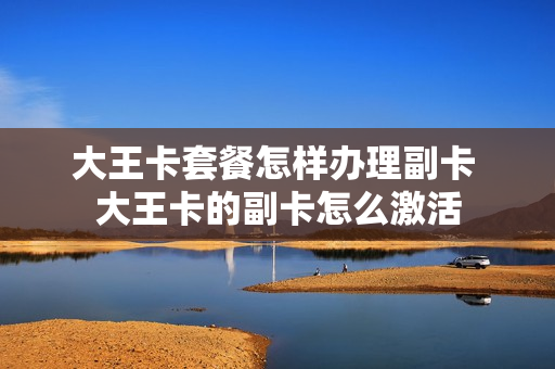 大王卡套餐怎样办理副卡 大王卡的副卡怎么激活