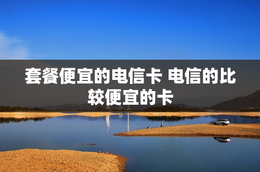 套餐便宜的电信卡 电信的比较便宜的卡