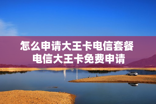 怎么申请大王卡电信套餐 电信大王卡免费申请