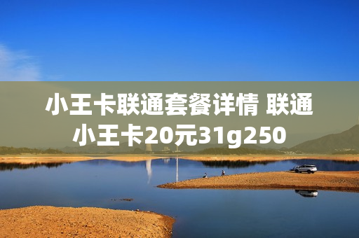 小王卡联通套餐详情 联通小王卡20元31g250