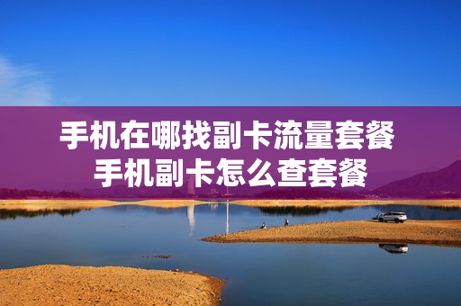 手机在哪找副卡流量套餐 手机副卡怎么查套餐