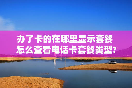 办了卡的在哪里显示套餐 怎么查看电话卡套餐类型?