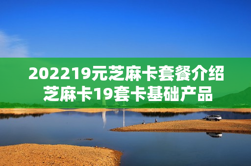 202219元芝麻卡套餐介绍 芝麻卡19套卡基础产品
