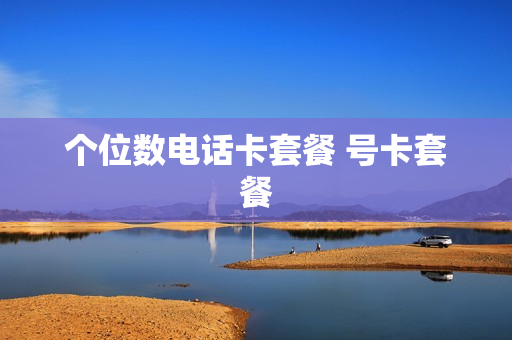 个位数电话卡套餐 号卡套餐