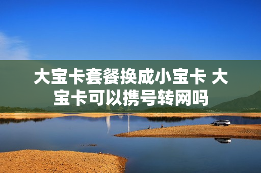 大宝卡套餐换成小宝卡 大宝卡可以携号转网吗