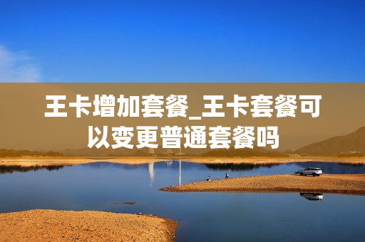 王卡增加套餐_王卡套餐可以变更普通套餐吗