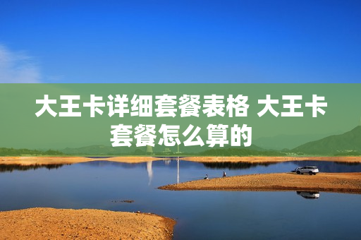大王卡详细套餐表格 大王卡套餐怎么算的