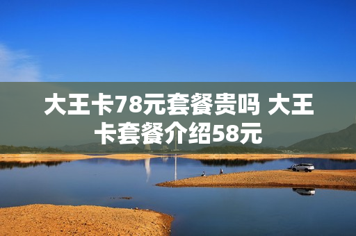 大王卡78元套餐贵吗 大王卡套餐介绍58元