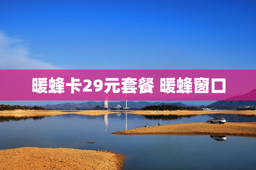 暖蜂卡29元套餐 暖蜂窗口