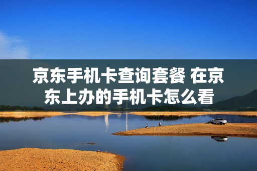 京东手机卡查询套餐 在京东上办的手机卡怎么看