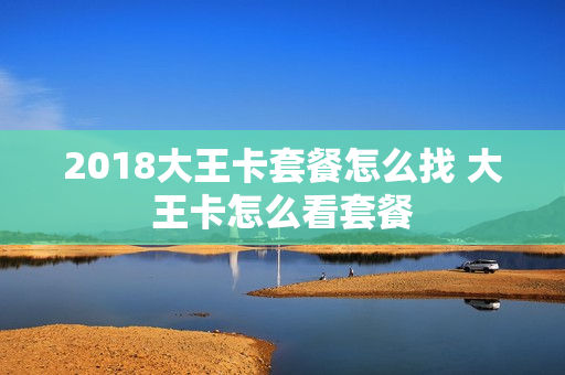 2018大王卡套餐怎么找 大王卡怎么看套餐