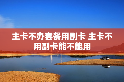 主卡不办套餐用副卡 主卡不用副卡能不能用