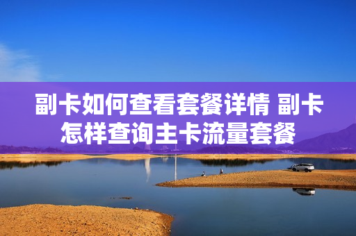 副卡如何查看套餐详情 副卡怎样查询主卡流量套餐