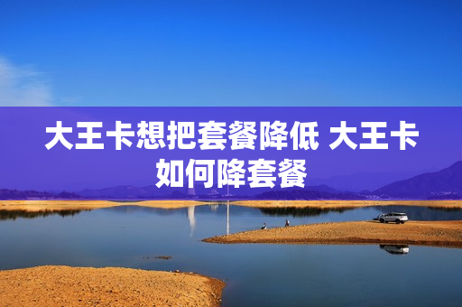 大王卡想把套餐降低 大王卡如何降套餐