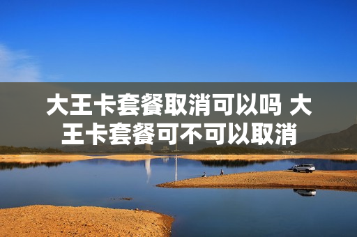 大王卡套餐取消可以吗 大王卡套餐可不可以取消