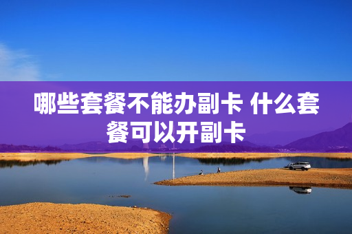 哪些套餐不能办副卡 什么套餐可以开副卡