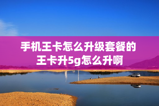 手机王卡怎么升级套餐的 王卡升5g怎么升啊