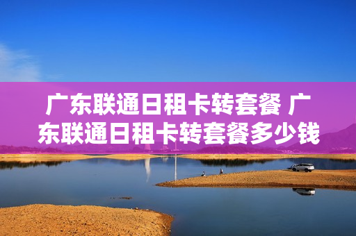 广东联通日租卡转套餐 广东联通日租卡转套餐多少钱