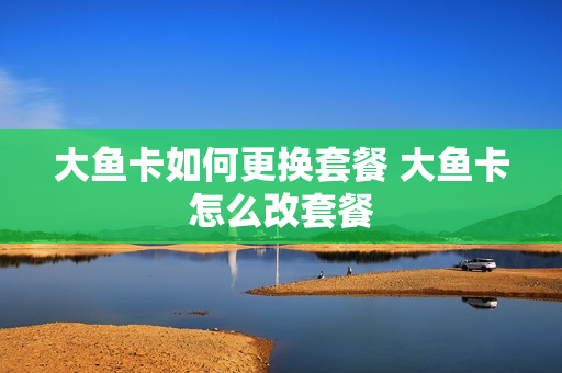 大鱼卡如何更换套餐 大鱼卡怎么改套餐