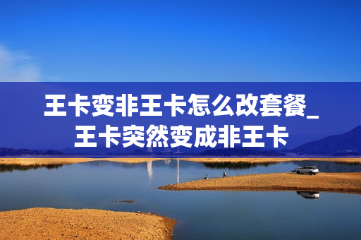 王卡变非王卡怎么改套餐_王卡突然变成非王卡